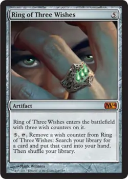 Ring of Three Wishes - Magic 2014 (M14) #216/249 MTG Magic The Gathering - Image 1