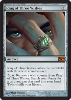 Ring of Three Wishes - Magic 2014 (M14) #216/249 MTG Magic The Gathering - Image 2