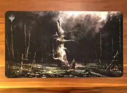SEB MCKINNON Swamp Playmat MTG Signed Numbered Kickstarter with COA - Image 1