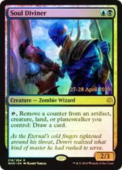 Soul Diviner - Foil - Prerelease Promo - Prerelease Cards #218/264 MTG Magic The - Image 1