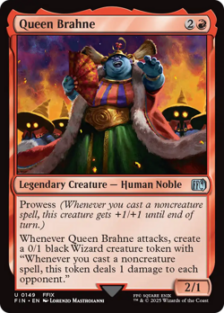 Queen Brahne (Foil) - 149 - FINAL FANTASY- Near Mint - MTG - Image 2