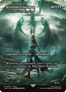 Benedikta Harman - Ishai, Ojutai Dragonspeaker (Showcase) Final Fantasy: Through the Ages Foil - Image 1