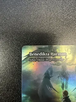 Benedikta Harman - Ishai, Ojutai Dragonspeaker (Showcase) Final Fantasy: Through the Ages Foil - Image 8