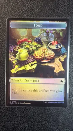 Coruscation Mage / Food Token FOIL 0017 / 0027 M PF MTG Bloomburrow Series - Image 4