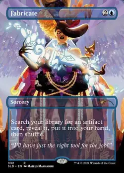 Fabricate (332) -Foil Light Play MTG Secret Lair - Image 1
