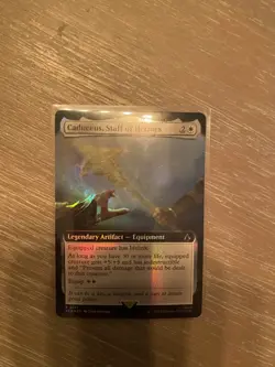 🔮 MTG: Caduceus, Staff of Hermes (Extended Art) : Assassin's Creed Foil - Image 3