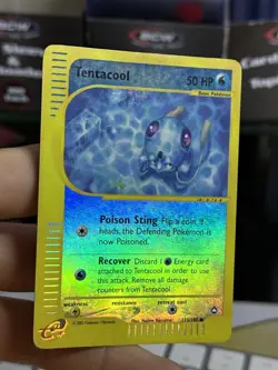 Tentacool 113/147 Aquapolis 2002 Reverse Holo Pokemon Card TCG - Image 4