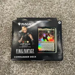 MTG FF Magic The Gathering Final Fantasy Cloud Limit Break Commander Deck - Image 1