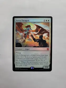 MTG - Serra Paragon _ Dominaria United Foil Mythic #032 - Image 4