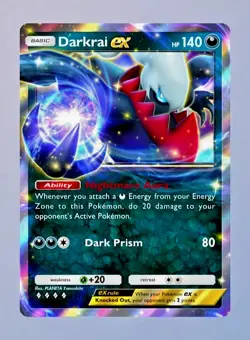 Darkrai EX POKEMON TCGP POCKET TRADING CARD ◊⧫ POKEMON ¡EX! ENG (NOT PHYSICAL) - Image 1