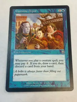 Customs Depot - Magic the Gathering MTG Mercadian Masques Single Card - Image 1