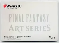 MTG Final Fantasy Art Series Terra, Herald Of Hope x1 NM Art Card - Image 2
