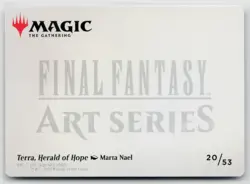 MTG Final Fantasy Art Series Terra, Herald Of Hope x1 NM Art Card - Image 4
