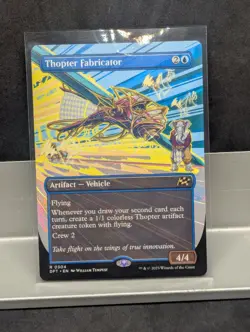 Thopter Fabricator BORDERLESS X1 NM Aetherdrift MTG Magic the gathering - Image 2