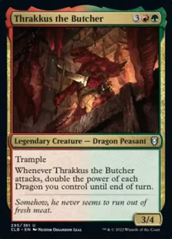 4x Thrakkus the Butcher - M/NM - CML: Battle for Baldur's Gate - Image 1