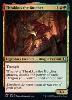 4x Thrakkus the Butcher - M/NM - CML: Battle for Baldur's Gate - Image 2