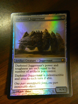 MTG Scars Of Mirrodin FOIL Darksteel Juggernaut (2010) Excellent - NM - Image 3