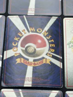 9 x Vintage Japanese glossy Pokemon card set Corocoro promo extra rule imakuni - Image 21