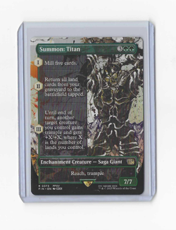 Mtg Final Fantasy #373 Summon: Titan (Borderless) Regular - Image 3