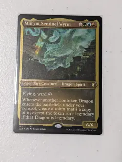 MTG Miirym, Sentinel Wyrm - Foil Etched - Baldur's Gate CLB NM - Image 1
