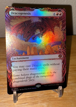 MTG Dracogenesis 0300 Tarkir: Dragonstorm TDM Showcase Foil Mythic NM - Image 4