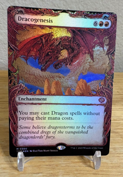 MTG Dracogenesis 0300 Tarkir: Dragonstorm TDM Showcase Foil Mythic NM - Image 5