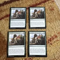 4x Commune with Dinosaurs MTG Ixalan NM Magic Regular x 4 Playset - Image 3