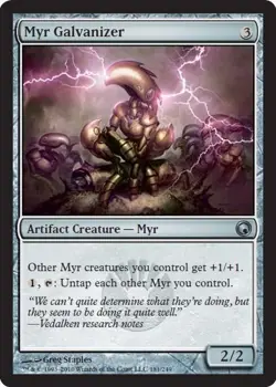 1x Myr Galvanizer Heavy Play MTG Magic - Kid Icarus - - Image 2