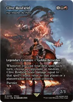 x1 Clive Rosfield - Vial Smasher the Fierce - Showcase M MTG Final Fantasy: Thro - Image 2