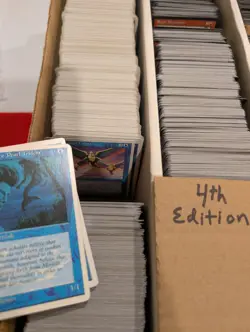MTG | 4-Row Box Vintage Bulk | Tempest, Mirage, Visions, Alliances etc | LP/MP - Image 28