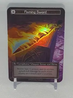 Sorcery Contested Realm: Alpha Flaming Sword Foil - Image 1