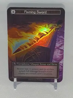 Sorcery Contested Realm: Alpha Flaming Sword Foil - Image 2