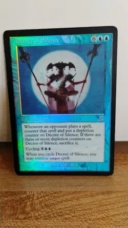 DECREE OF SILENCE Magic the Gathering MTG Enchantment 2003 Trading Card 32/143 - Image 3