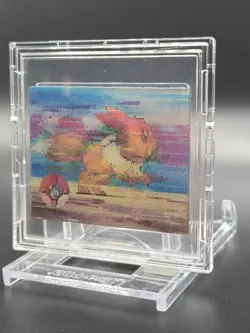 NM- Pokemon Card Eevee Meiji 3D Lenticular Japanese - Image 4