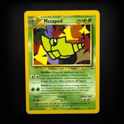 Pokemon TCG Neo Discovery Metapod #42/75 Uncommon LP - Image 1