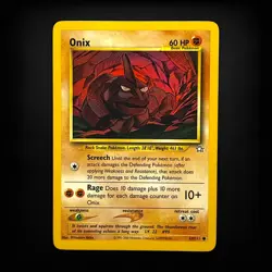 Pokemon TCG Neo Genesis Onix #069/111 Common LP - Image 1