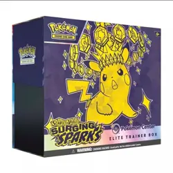 Pokémon Surging Sparks Elite Trainer Box ETB Pokemon Center Exclusive - Image 1