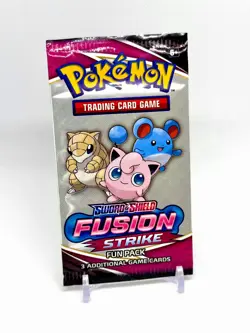 Pokemon Rare *Sampling Pack*  (3 Cards) Fusion Strike — SEALED Fun Pack - Image 1
