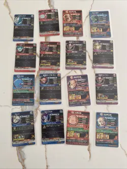 Lot Of 16 DRAGON BALL Z GT DBZ DBS HEROES CARD PRISM HOLO CARD JAPAN ** - Image 10