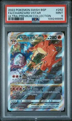 PSA 9 - 2021 Pokemon Ultra-Premium Collection UPC CHARIZARD VSTAR #262 (6895) - Image 3
