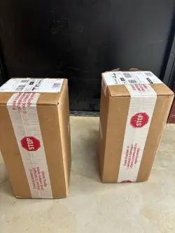 2 x EMPTY Case Pokemon Center Prismatic Evolutions Elite Trainer Box ETB - Image 1