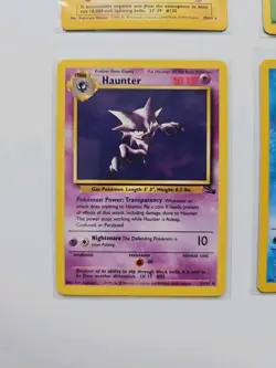 Pokemon TCG Vintage WOTC Fossil Rare Haunter Lapras Card Lot - Image 2