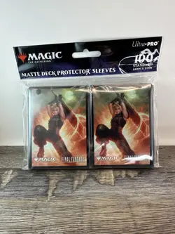 SEALED  MTG Cloud Final Fantasy (100) ULTRA PRO deck protector card sleeves - Image 1