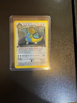 1st Edition Dark Dragonite 5/82 Team Rocket Set Holo Rare 2000 Pokemon Card LP - Image 1