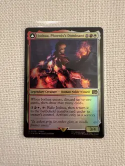 Joshua, Phoenixâ€™s Dominant Foil R0229 Final Fantasy MTG Magic the Gathering NM - Image 1