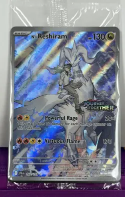 Pokemon TCG - N's Reshiram 167/159 Journey Together Stamp Promo ENG  (sealed) - Image 1