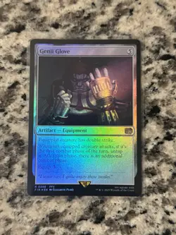 Genji Glove Foil R0258 Final Fantasy MTG Magic the Gathering NM - Image 1