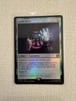 Genji Glove Foil R0258 Final Fantasy MTG Magic the Gathering NM - Image 1
