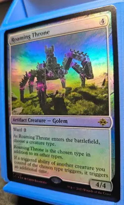 MTG Roaming Throne - The Lost Caverns of Ixalan Foil R 0258 - MiNT Pack Fresh - Image 2