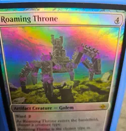 MTG Roaming Throne - The Lost Caverns of Ixalan Foil R 0258 - Print Line - Image 3